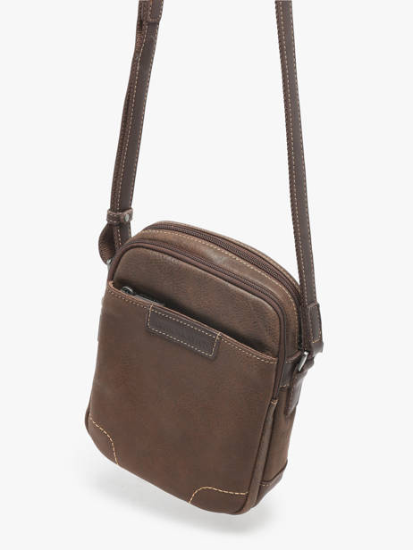 Cross Body Tas Joseph Leder Arthur & aston Bruin marco 8 ander zicht 2